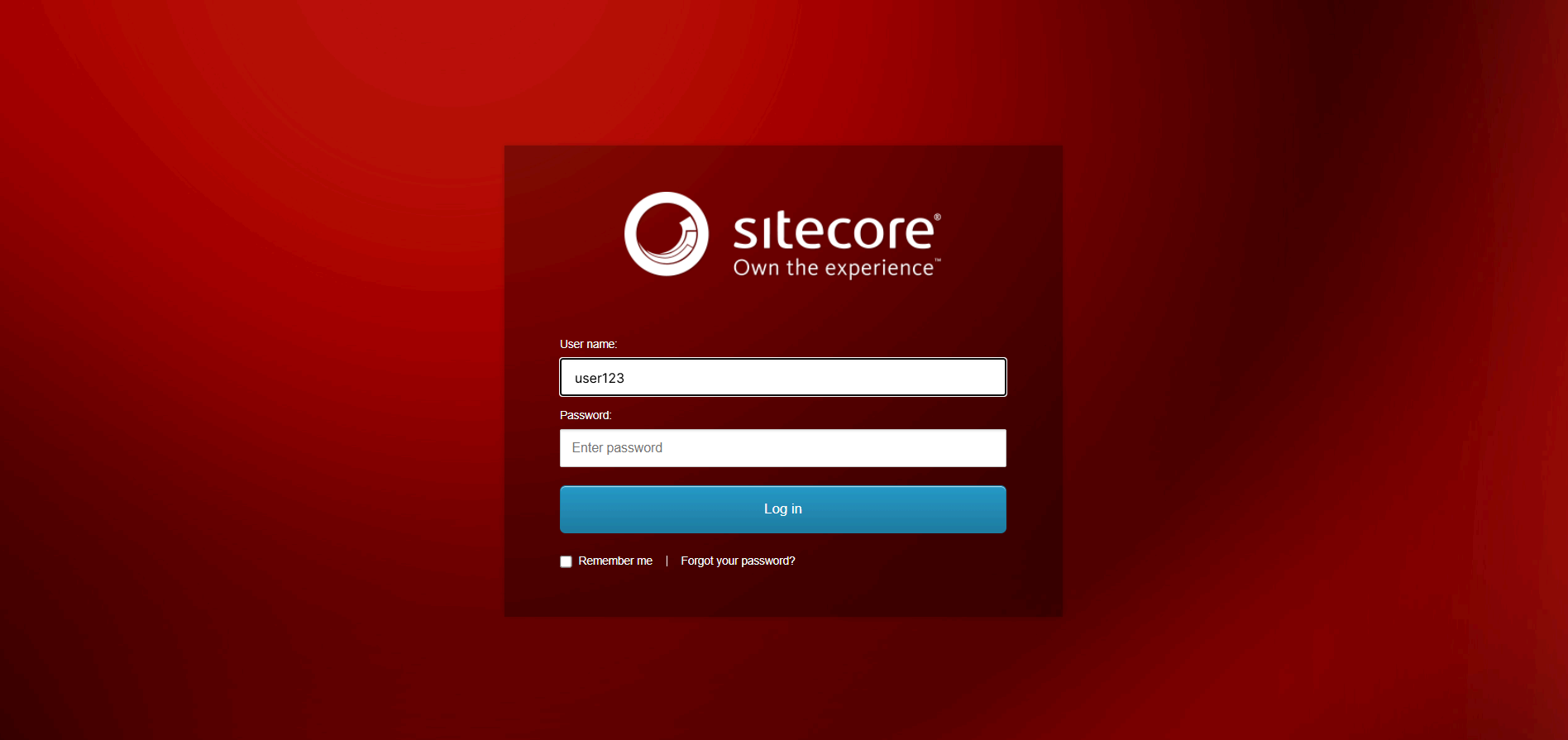 sitecore-login-screen